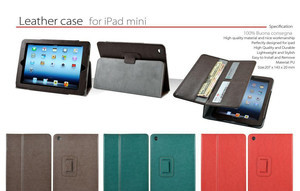 【ipad mini撞色pu平板电脑皮套 支架立体配件 工厂直】价格_厂家_图片 -